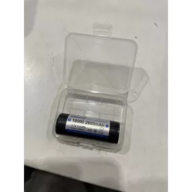 18500 battery case for 2 batteries