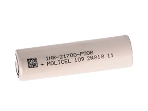Molicel INR21700-P50B high-performance rechargeable li-ion battery with 5000 mAh capacity and 60A 