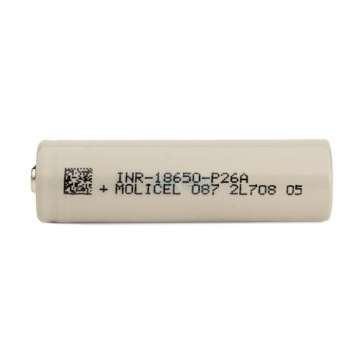 Molicel INR18650-P26A li ion button top battery