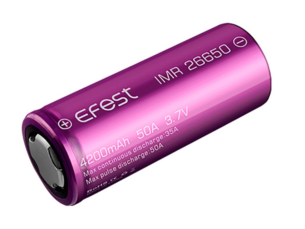 26650 Battery 5000mAh Rechargeable 3.7V High Drain For LED