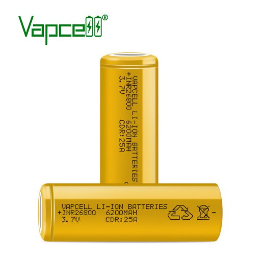Vapcell 26800 3.7v Li-ion Flat Top Battery