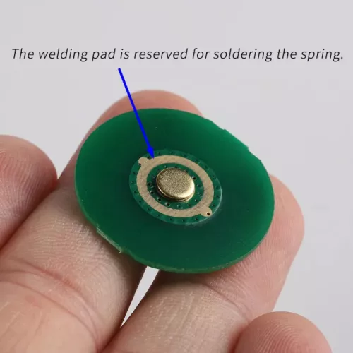 PCB board spacer for 26650 battery, for series connection,  increase the length to fill the gap