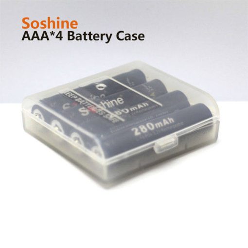 AAA (10440) battery case for 4x battery 
