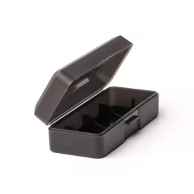 21700 battery case for 2 protected batteries  - black