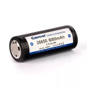    Keeppower 26650 6000mAh Protected Li-ion Rechargeable Battery P2660C 