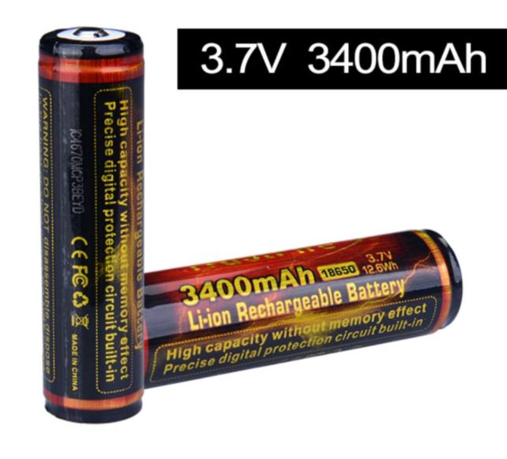 ganske enkelt Om indstilling lindre Trustfire 18650 3400mah Batteries with pcb - sportlampa.com