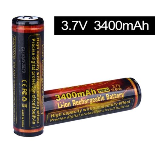 Trustfire 18650 3400mah Batteries with pcb