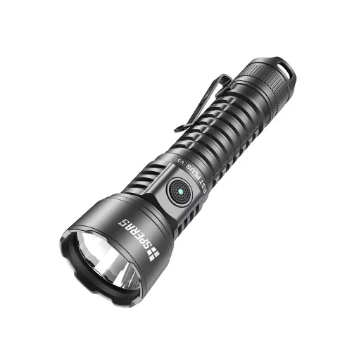 SPERAS EST PLUS V3: 3000-Lumen Rechargeable Tactical Flashlight for Law Enforcement