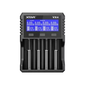   Xtar VX4 battery charger with test function for ALL batteries