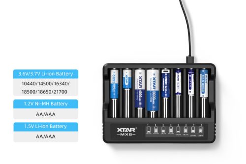 XTAR MX8 Smart Battery Charger