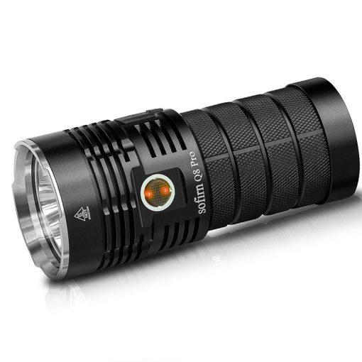 Sofirn Q8Pro Powerful 11000 Lumen USB C Rechargeable Flashlight, with 4* Cree XHP50.2 LEDs Anduril 2 UI Torch