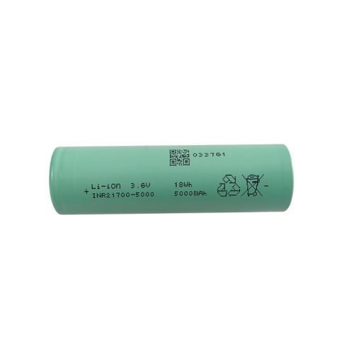 EVE INR21700 50PL rechargeable high-drain Li-ion battery 125A with 5000 mAh capacity  A grade green
