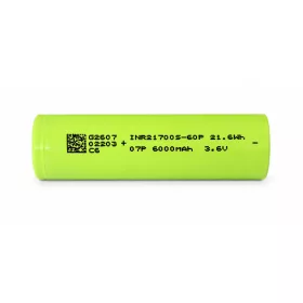   Linkdata 21700S-60P Battery Cell with 6000mAh Capacity and 60A Continuous Current