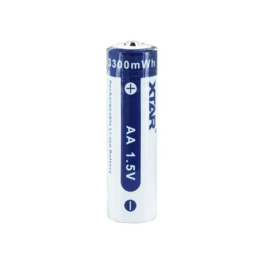 Xtar AA 3300mWh 1.5V Rechargeable Protected Lithium-Ion Lithium Nickel Manganese Cobalt Oxide (LiNiCoMnO2) Button Top Battery