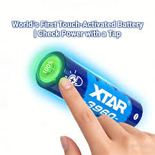 XTAR AA 1.5V 3960 Li-Ion 2500mAh with innovative touch battery level indicator and low battery indicator