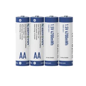   Keeppower P1450i3 AA 1.5 V Li-Ion battery with 3133mAh and 4700mWh - 4pcs
