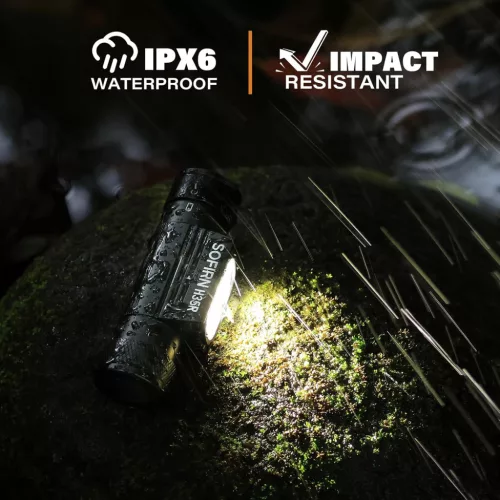 Sofirn H35R Headlamp Powerful 2000 lumen 3 White LEDs + 2 Red LED bulbs Type-c Rechargeable Outdoor Headlight With IP66