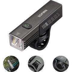   Sofirn BS01 LED Bike Light USBC Rechargeable Mountain Bicycle Front Lamp Lights for Night Cycling