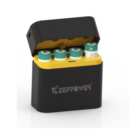 Keeppower i4 1.5V AA Rechargeable Li-ion Battery Charger 4PCS P1450I2 (2866 mAh/4300mWh) Batteries Included