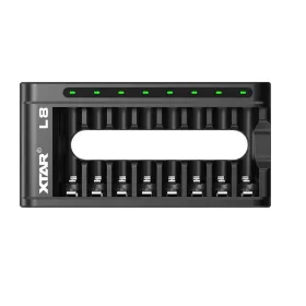 XTAR L8 Charger for 8 pc of 1.5V batteries