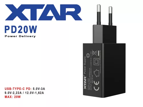 XTAR PD20W Quick Charge adapter