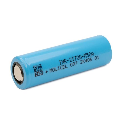 Molicel INR21700-M50A 21700 Battery – 4800 mAh, 20 A