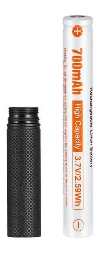 Lumintop  10750 battery with 700 mAh and extended tube for GT Nano Pro3.0, GT Nano3.0 and Frog 3.0 lights