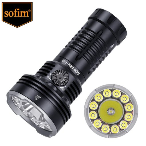 Sofirn IF30 EDC Powerful Flashlight 12000lm 32650 Battery