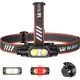  Wurkkos HD17 Powerful Headlamp, 2500 Lumens, 220m Beam Distance, Spotlight Floodlight & Red Light,Constant Current Driver＆ Simple UI 