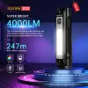 Sofirn IF23 Flashlight 4000lm Powerful XHP50B LED Light 21700 Type C Rechargeable Floodlight and Spotlight Beam RGB Torch