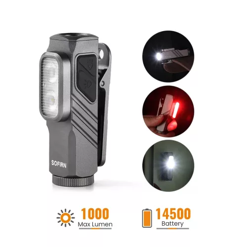 SOFIRN ST10 Clip-on Mini Flashlight