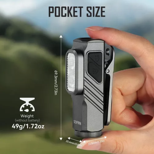 SOFIRN ST10 Clip-on Mini Flashlight