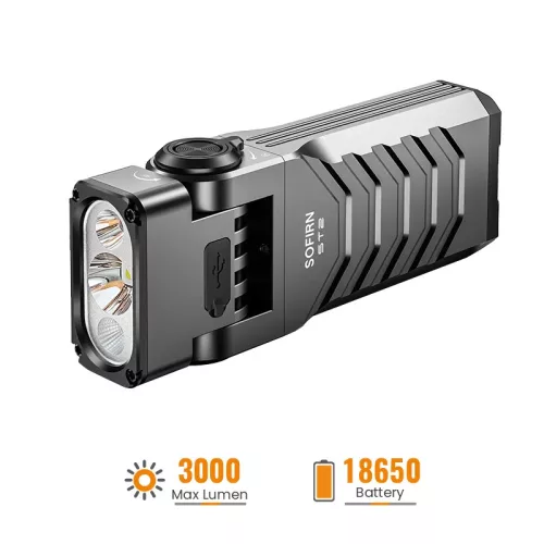  Sofirn ST2 Max-Performance 3-in-1 Flashlight Rotatable Work Light 