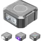  Sofirn SE1 Keychain Flashlight, 300 Lumens Small EDC Flashlight with UV Light & RGB, Rechargeable Mini Light with Magnetic Base, Waterproof Pocket Flashlight for Everyday Carry (Grey) 