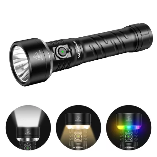 Wurkkos TS27 Super Bright Flashlight with 3200 lumen, 845 m range with 15.000 mAh battery