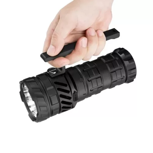 Lumintop Mach 5.0 flashlight with 15,000 lumens and 1200 m beam distance