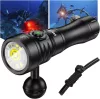 【New Release】Wurkkos DL08 3600lm Rechargeable Diving Light with Rotary Magnetic Switch 6500K Underwater Torch IP68