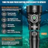 【New Release】Wurkkos DL08 3600lm Rechargeable Diving Light with Rotary Magnetic Switch 6500K Underwater Torch IP68