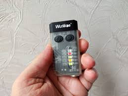 Wurkkos V10 Mini EDC Multifunction Torch, 1000LM Super Bright Portable Keychain Light, With Magnet USB Rechargeable UV Beep Camping Lantern