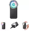 Wurkkos HD03 Rechargeable Flashlights EDC Clip-on Light, Bright 680 Lumens Pocket Flashlight - black