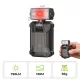 WURKKOS HD04 Clip-On EDC Flashlight – 750LM, Multi-Angle 180° Rotating Head, Spotlight/Floodlight/RGB for Outdoor, Work & Emergency