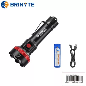   Brinyte SPECTRA T5X Multi-Color Blood Tracking Flashlight for Hunting