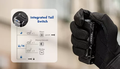 Wuben X4 Flashlight, black