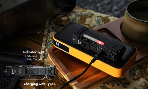 Wuben X4 Flashlight, black