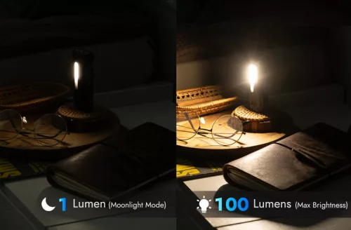 Wuben X4 Flashlight, black