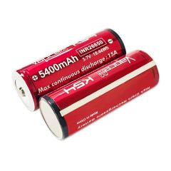 Vapcell 26650 P54 5400mah 15A with PCB