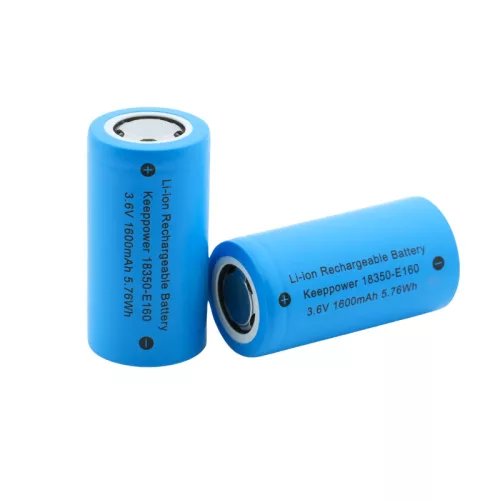 18350 1600mAh Keeppower 18350-E160 Li-ion Rechargeable Battery Cell