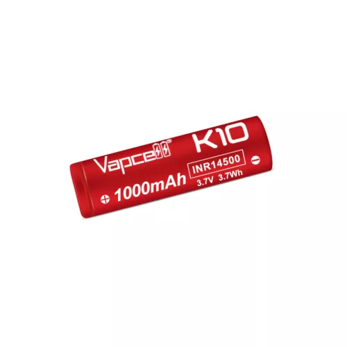 Vapcell K10 INR14500 1000mAh 8A rechargeable Li-ion battery