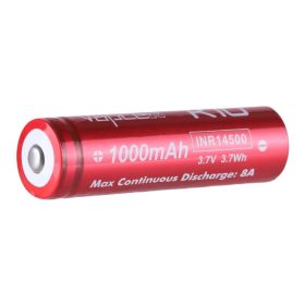   Vapcell K10 INR14500 1000mAh 8A rechargeable Li-ion battery BUTTON TOP