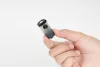 WUBEN E2 Mini EDC Keychain Flashlight – 150 Lumens, USB-C Rechargeable, Magnetic, Red & Blue Signal Light